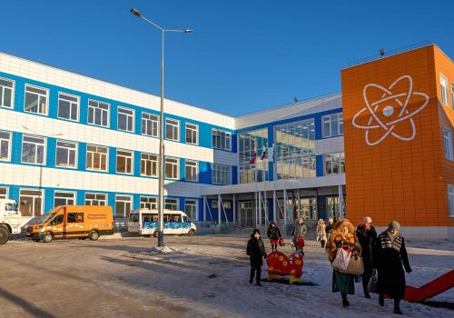 В Оле открыли новую школу на 800 учебных мест