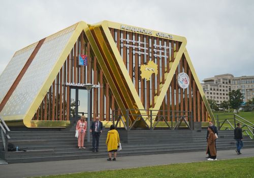 Павильон Магаданской области работает на выставке «Улица Дальнего Востока»
