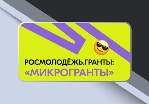 Лучшие молодежные проекты могут получить до 100 тысяч рублей в конкурсе «Микрогранты»