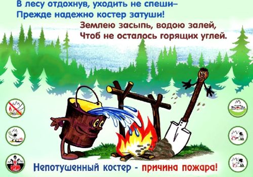 Правила разведения костра в лесу