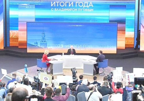 «МЫ НЕ БОИМСЯ БОРОТЬСЯ».  ВЛАДИМИР ПУТИН ПОДВЕЛ ИТОГИ 2023 ГОДА