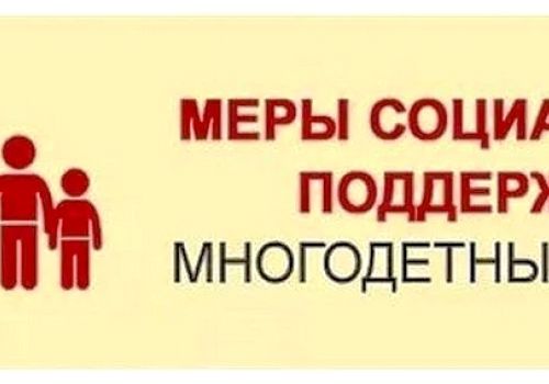 О СОЦИАЛЬНОЙ ПОДДЕРЖКЕ МНОГОДЕТНЫХ СЕМЕЙ