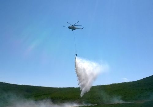 В Магаданской области за последние сутки ликвидировано три пожара на площади 1165 га