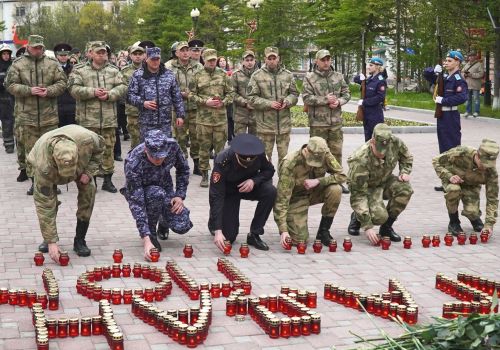 Колымчане приняли участие во Всероссийской акции ко Дню памяти и скорби - Минуте молчания